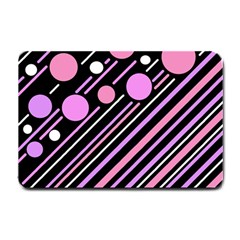 Purple Transformation Small Doormat  by Valentinaart