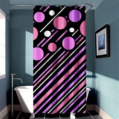 Purple Transformation Shower Curtain 36  X 72  (stall)  by Valentinaart