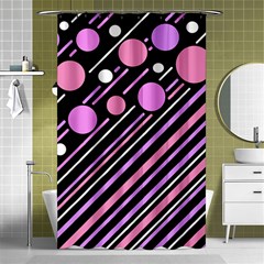 Purple Transformation Shower Curtain 48  X 72  (small)  by Valentinaart