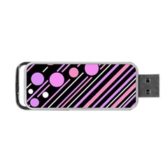 Purple Transformation Portable Usb Flash (two Sides) by Valentinaart