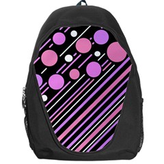 Purple Transformation Backpack Bag by Valentinaart