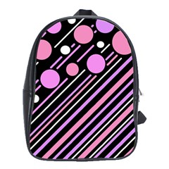 Purple Transformation School Bags (xl)  by Valentinaart