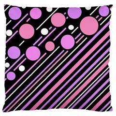 Purple Transformation Standard Flano Cushion Case (one Side) by Valentinaart