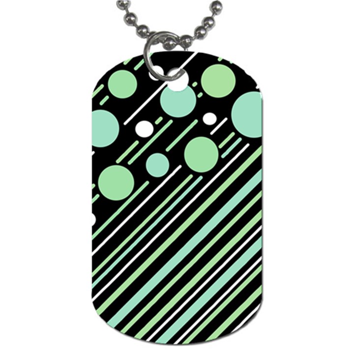 Green transformaton Dog Tag (One Side)