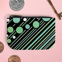 Green Transformaton Mini Coin Purses by Valentinaart