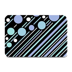 Blue Transformation Plate Mats by Valentinaart