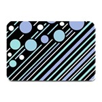 Blue transformation Plate Mats 18 x12  Plate Mat