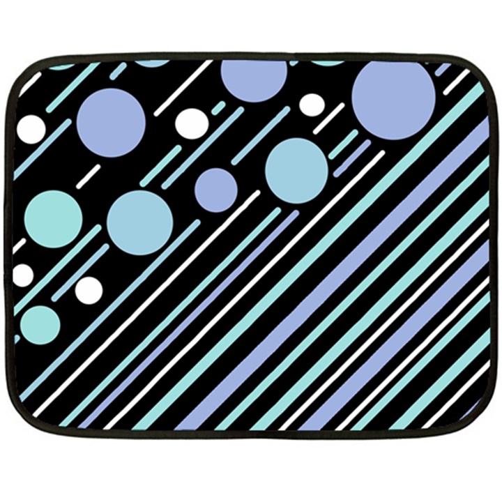 Blue transformation Fleece Blanket (Mini)