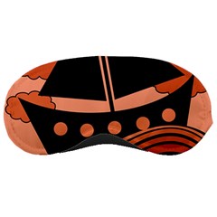 Boat - Red Sleeping Masks by Valentinaart