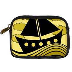 Boat - Yellow Digital Camera Cases