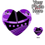 Boat - purple Playing Cards 54 (Heart)  Front - Spade2