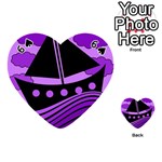 Boat - purple Playing Cards 54 (Heart)  Front - Spade6