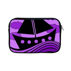 Boat - Purple Apple Ipad Mini Zipper Cases by Valentinaart