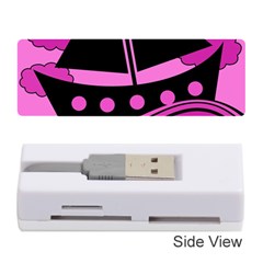 Boat - Magenta Memory Card Reader (stick)  by Valentinaart