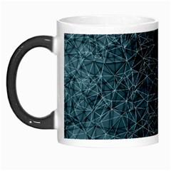 Polygonal And Triangles In Blue Colors  Morph Mugs by vanessagf