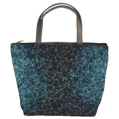 Polygonal And Triangles In Blue Colors  Bucket Bags by vanessagf