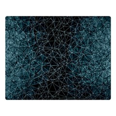 Polygonal And Triangles In Blue Colors  Double Sided Flano Blanket (large)  by vanessagf