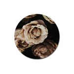 Roses Flowers Magnet 3  (Round) Front