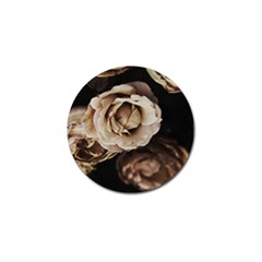 Roses Flowers Golf Ball Marker by vanessagf