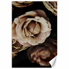 Roses Flowers Canvas 12  X 18   by vanessagf