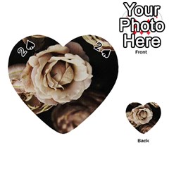 Roses Flowers Playing Cards 54 (heart)  by vanessagf