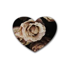 Roses Flowers Heart Coaster (4 Pack)  by vanessagf