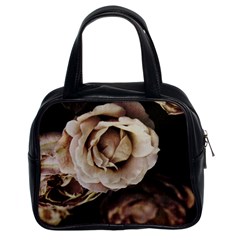 Roses Flowers Classic Handbags (2 Sides) by vanessagf