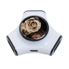 Roses Flowers 3-port Usb Hub by vanessagf