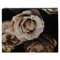 Roses Flowers Cosmetic Bag (xxxl)  by vanessagf