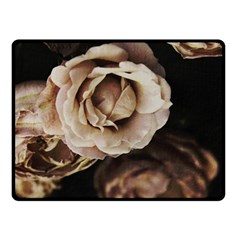 Roses Flowers Double Sided Fleece Blanket (small)  by vanessagf