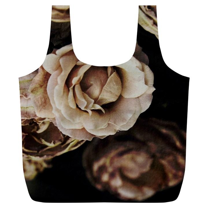 Roses Flowers Full Print Recycle Bags (L) 