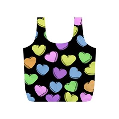 Valentine s Hearts Full Print Recycle Bags (s)  by BubbSnugg