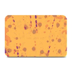 Orange Decor Plate Mats by Valentinaart