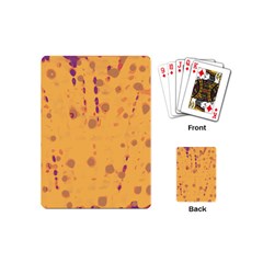 Orange Decor Playing Cards (mini)  by Valentinaart