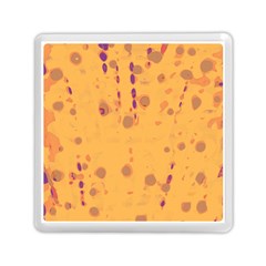 Orange Decor Memory Card Reader (square)  by Valentinaart