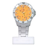 Orange decor Plastic Nurses Watch Front