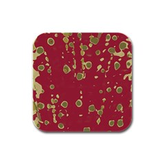 Elegant Art Rubber Square Coaster (4 Pack)  by Valentinaart