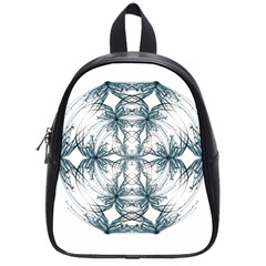 Mandala Blue And White School Bags (small) 