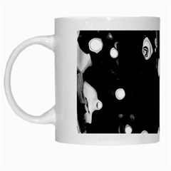 Black Dream  White Mugs by Valentinaart