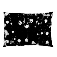 Black Dream  Pillow Case (two Sides) by Valentinaart