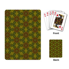 Camo Abstract Shell Pattern Playing Card