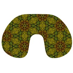 Camo Abstract Shell Pattern Travel Neck Pillows by TanyaDraws