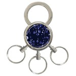 Blue dream 3-Ring Key Chains Front