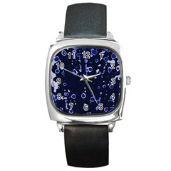 Blue Dream Square Metal Watch by Valentinaart