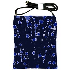 Blue Dream Shoulder Sling Bags by Valentinaart