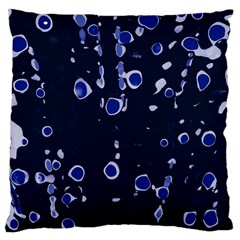 Blue Dream Large Cushion Case (one Side) by Valentinaart