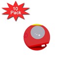 Cute face 1  Mini Buttons (10 pack)  Front