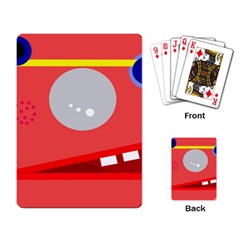 Cute Face Playing Card by Valentinaart