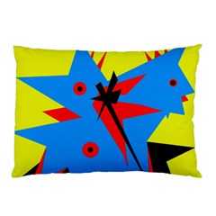 Clock Pillow Case by Valentinaart