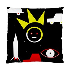 Stay Cool Standard Cushion Case (one Side) by Valentinaart